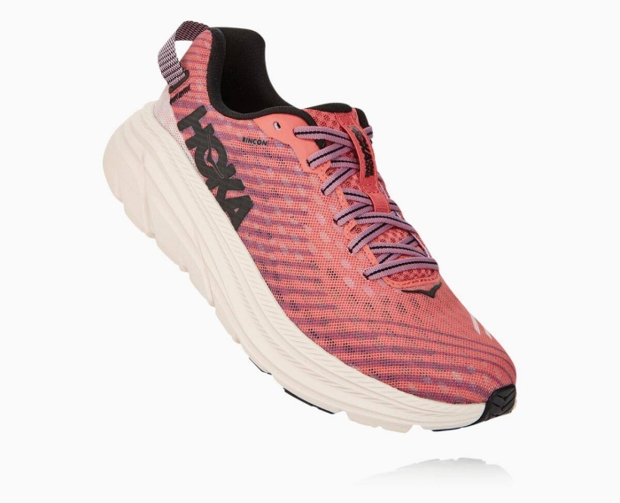 Hoka Løpesko Asfalt Outlet - HOKA ONE ONE Rincon Dame Korall [NO-49AQPO]